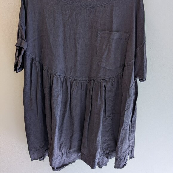 Free People Oversized Shirt – XS Dark Blue - Picture 2 of 7